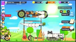 SuperTank Rumble - Flying Tank with Drill Level 21 Blueprint