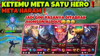 KETEMU META SATU HERO❗️JADI GINI RASANYA DITABRAK JHONSON ALDOUS😩