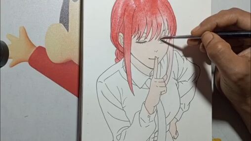 Makima Drawing From Chainsaw Man | Step By Step