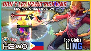 Hard to Catch Ling | Top Global Player H2wo