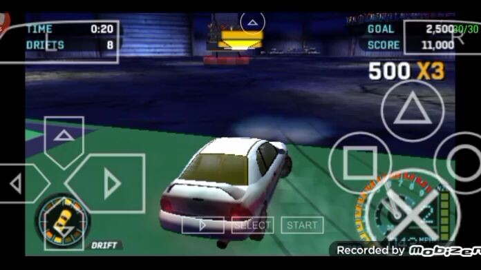 Dodge neon x mod kangel sailor cars NFS underground rivals gameplay psp