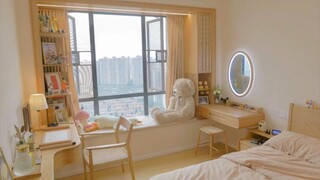 A girl’s room of 14㎡. The younger brother renovated his sister’s room and gave it to her as a gift!