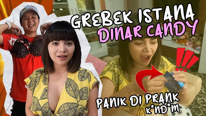 GEREBEK ISTANA DINAR CANDY, PRANK KONDOM AUTO PANIK TERNYATA WOW EXPRESINYA !!!