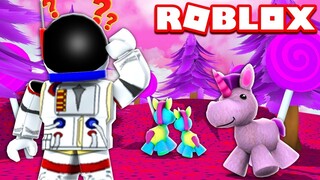 STUCK IN A UNICORN WONDERLAND!! - ROBLOX UNICORN OBBY