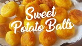 Easy Kamote Balls (Sweet Potato Balls) | Fried Sweet Potato Balls Recipe