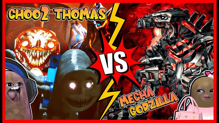 PERTARUNGAN !! CHOO CHOO THOMAS BERSATU VS MECHA GODZILLA !!  Feat @sapipurba