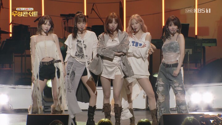 【4K 60fps】LE SSERAFIM - HOT + Perfect Night + Crazy (250413)