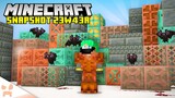 A MILLION NEW COPPER AND TUFF BLOCKS! | Minecraft 1.21 Snapshot 23w43a