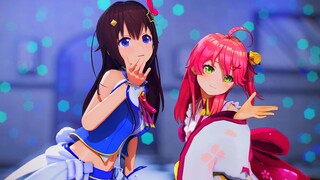 【MMD Hololive  4k/60fps】《Sora (ときのそら) Sakura Miko (さくらみこ)》~《愛包ダンスホールHeart Pie Dancehall HIMEHINA》