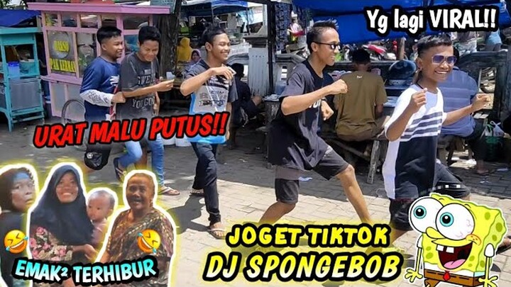 VIRAL!! PRANK JOGET TIKTOK Di Pasar || Emak² Terhibur ~ Sumpah Urat Malu Putus!!!! Part 1