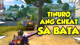 TINURO KO SA BATA ANG CHEAT KO! DUO VS SQUAD (ROS TAGALOG)