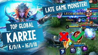 Don't Let Karrie Farm or else? Best Build Karrie[ Top 2 Global Karrie] - Mobile Legends