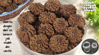 Resep Semprit Coklat Cantik Keriting Enak dan Nyoklat Banget