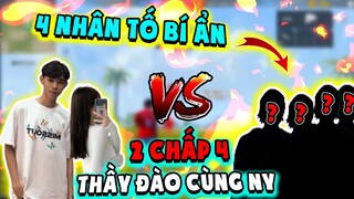 [FreeFire] Đào Blus, Uyên Xinh Vs 4 Bạn Trên Live | Sử Dụng Chiến Thuật Mưu Mẹo