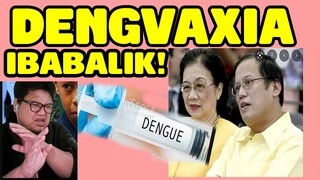 DENGVAXIA IBABALIK! PABOR BA KAYO? REACTION VIDEO