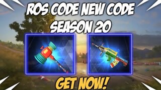 ROS NEW REEDEM CODE! NOVEMBER 13 SEASON 20 | ROS FREE SKINS (ROS CODE UPDATE)