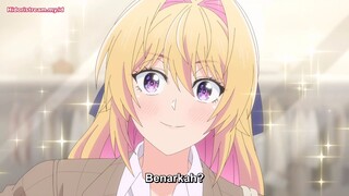 Eps_9 senior kerja blonde cantik sok keras tapi aslinya canggung [My Awkward Senpai]