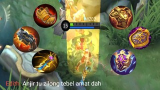 ZILONG BUILD KUNING ❗❗❗ Tebel banget cuy😱 kalian wajib coba