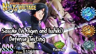 NxB NV: Sasuke (VS Jigen and Isshiki) Defense Test! |Naruto x Boruto Ninja Voltage 5th Anniversary!