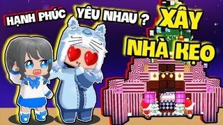 MẶP DORAM NGỌT NGÀO CÙNG MEOWPEO  KHI XÂY NGÔI NHÀ KẸO NOEL TRONG MINI WORLD