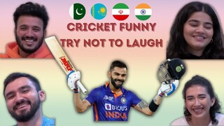 TRY NOT TO LAUGH CHALLENGE | Funny Cricket | FUNNY REACTION | Foreigners React