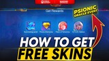 HOW TO GET FREE SKINS WITH FREE TOKENS FROM THE GUINEVERE'S LEGEND SKIN EVENT | MLBB