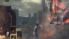 Fighting Fire Demon with Siegward of Catarina - Dark Souls 3