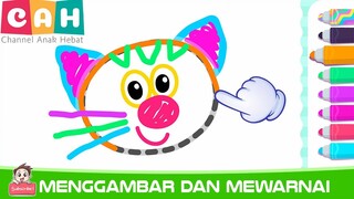 Menggambar dan Mewarnai Hewan untuk Anak-anak dan Balita | Anak Hebat | Pets Drawing