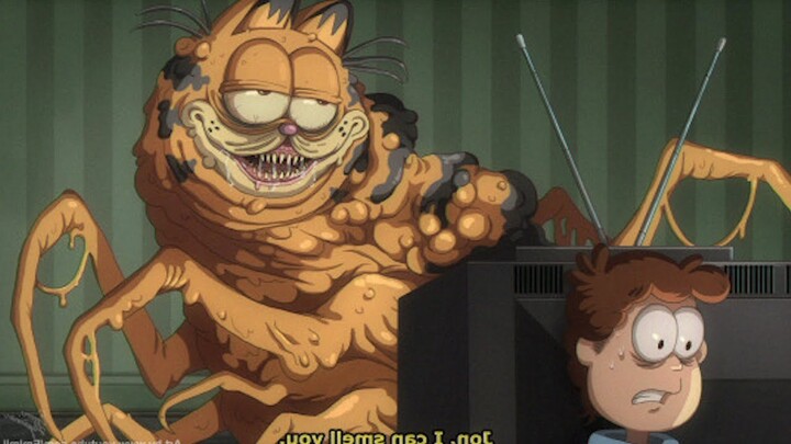 Horror GOREFIELD -  GARFIELD Having Fun At Jon's House in Friday Night Funkin be like...