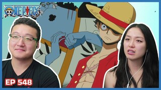 THE GREAT FISHMAN ERA?! LUFFY VS JIMBEI?! | One Piece Episode 548 Couples Reaction & Discussion