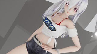 [MMD]Vtuber Yowane Haku is dancing to <Side to Side>