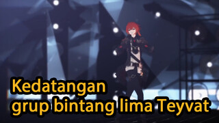 Kedatangan grup bintang lima Teyvat