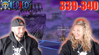 Disembarking at Thriller Bark! | One Piece Ep 339/340 Reaction & Discussion 👒