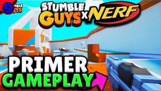 PRIMER GAMEPLAY OFICIAL DE STUMBLE GUYS x NERF + NUEVA SKIN DE NERF #stumbleguys #stumble #sg