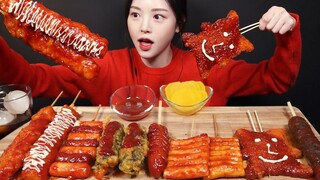 [Mukbang TV] - Xiên gà tẩm gia vị, xiên xúc xích, xiên thịt chiên