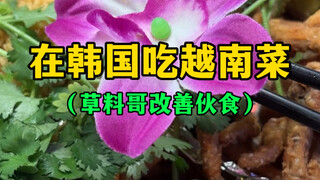 Ăn đồ ăn Việt Nam ở Hàn Quốc (Anh Caoliao cải thiện món ăn)