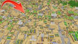 Minecraft: The largest village seed in history, with so many resources that you will wake up laughing when you dream!