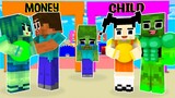 Monster School : Baby Zombie x Squid Game Doll Poor Family Run Challenge -  Minecraft Animation