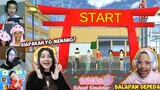 Reaksi Ani Nge Game & Nafisa Fidela BALAPAN SEPEDA DI SAKURA | Sakura School Simulator Indonesia