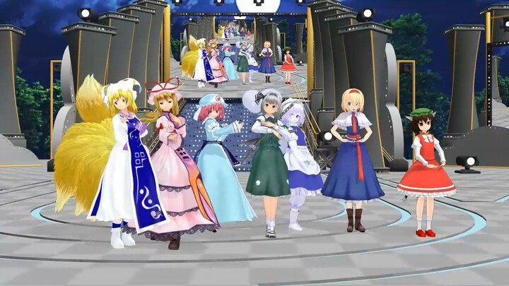 【東方mmd】妖々夢キャラでcrazy ∞ night