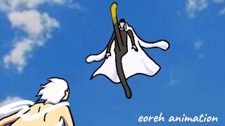 国外画师自制动画：路飞VS黄猿白星枪，路飞VS贾巴全程