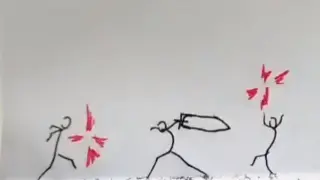 Hand-Drawn Stickman Animation