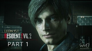 Resident Evil 2 Remake (Leon A) - "R.P.D." | "Birkin G1 Boss Fight" | "Sewer Entrance" | Part 1