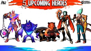 5 UPCOMING HEROES | GUSION BROTHER | ZANDRINN MARKSMAN | MOBILE LEGENDS BANG BANG