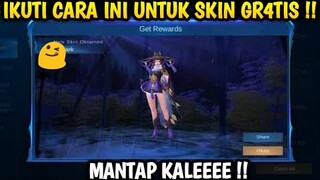 CARA DAPATKAN SKIN GR4TS TANPA DIAMOND MOBILE LEGEND TERBARU