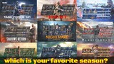 Cod mobile season 1-10 battle pass evolution 2021-2022 / which is your favorite season? 🤔