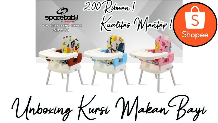 UNBOXING KURSI MAKAN BAYI MURAH KUALITAS OKE !