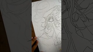 Rimuru Tempest Drawing|That time i got reincarnated as a slime|#short #youtube shorts|Anime Zone Art