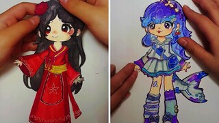 Sức hút  từ Búp bê giấy hoạt hình | ❤️Búp bê giấy cute | Yani Art