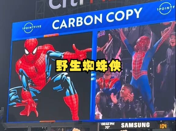 【不正经棒球】当蜘蛛侠来到MLB比赛现场被发现后be like...